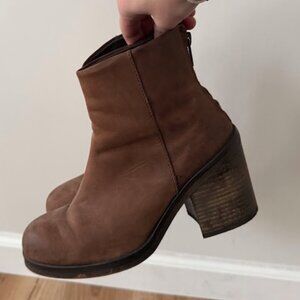 Jeffrey Campbell Nubuck Ankle Booties